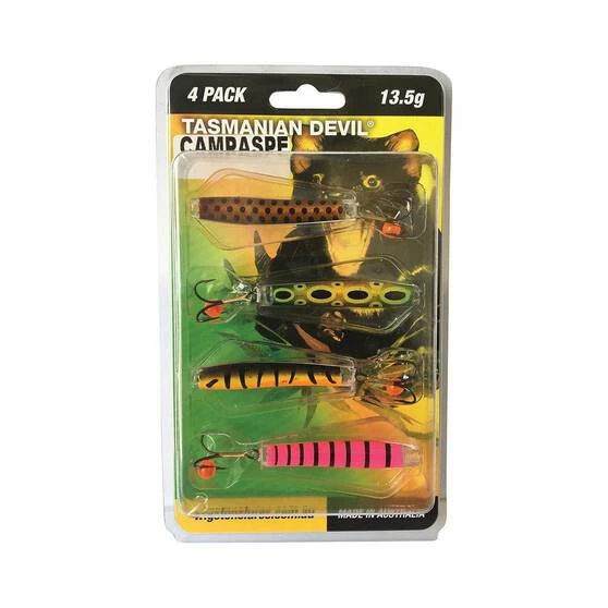 Wigston Tassie Devil Hard Body Lure 4 Pack Campaspe