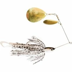 Gangster Lures Gangster Dam Buster Spinner Bait Lure 2.5oz White / Black
