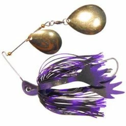 Bassman Codman Spinner Bait Lure 1/2oz Black/Purple