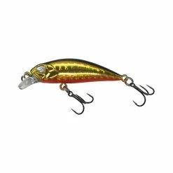 Asari Iron Head Hard Body Lures 4cm S Black Gold