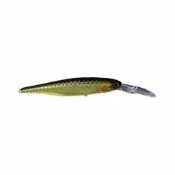 Jackall Squirrel Super Double Deep Hard Body Lure 115mm HL Sparkle Gold Black