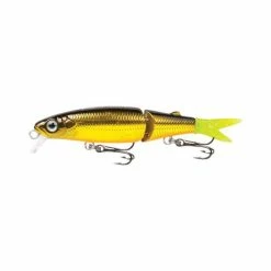 Fishcraft Squirmer Minnow Hard Body Lure 70mm Black And Gold
