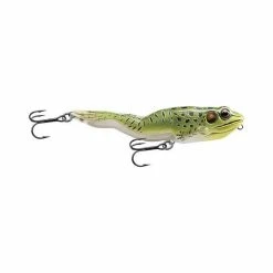 LIVE TARGET Livetarget Frog Walking Bait Surface Lure 4.625in Green Yellow