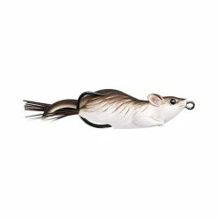 LIVE TARGET Livetarget Hollow Body Mouse Surface Lure 2.75in Brown White