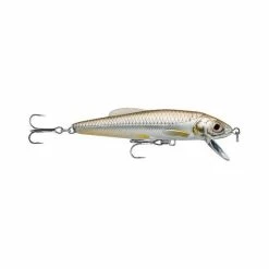 LIVE TARGET Livetarget Finesse Jerkbait Hard Body Lure 3in Silver Pearl
