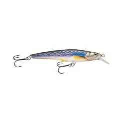 LIVE TARGET Livetarget Rainbow Smelt Jerkbait Shallow Hard Body Lure 4.5in Silver Blue