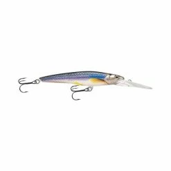 LIVE TARGET Livetarget Rainbow Smelt Jerkbait Deep Hard Body Lure 3.6in Silver Blue