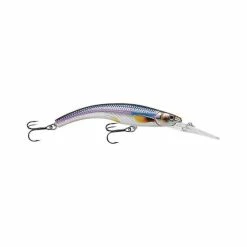 LIVE TARGET Livetarget Smelt Banana Bait Deep Dive Hard Body Lure 4.5in Silver Blue