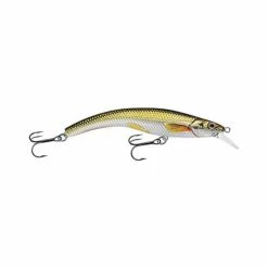 LIVE TARGET Livetarget Smelt Banana Bait Shallow Dive Hard Body Lure 3.6in Gold Black