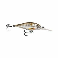 LIVE TARGET Livetarget Shad Crankbait Hardbody Lure 2.5in Silver Bronze