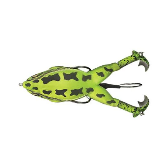 Lunkerhunt Pop Frog Surface Lure 2.25in Green Tea